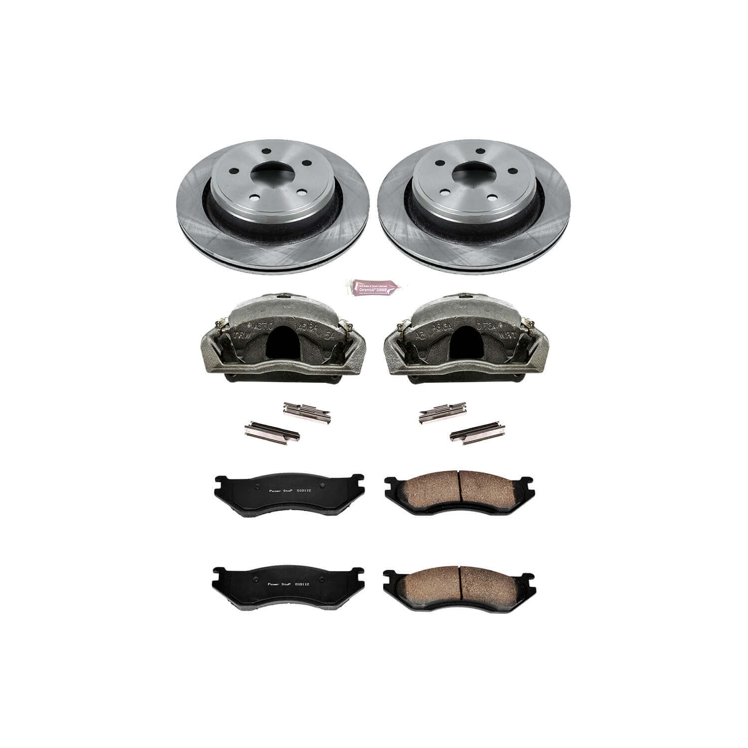Power Stop KCOE2167 Autospecialty 1-Click Daily Driver Front Brake Kit for 2003 Dodge Ram 1500 product image
