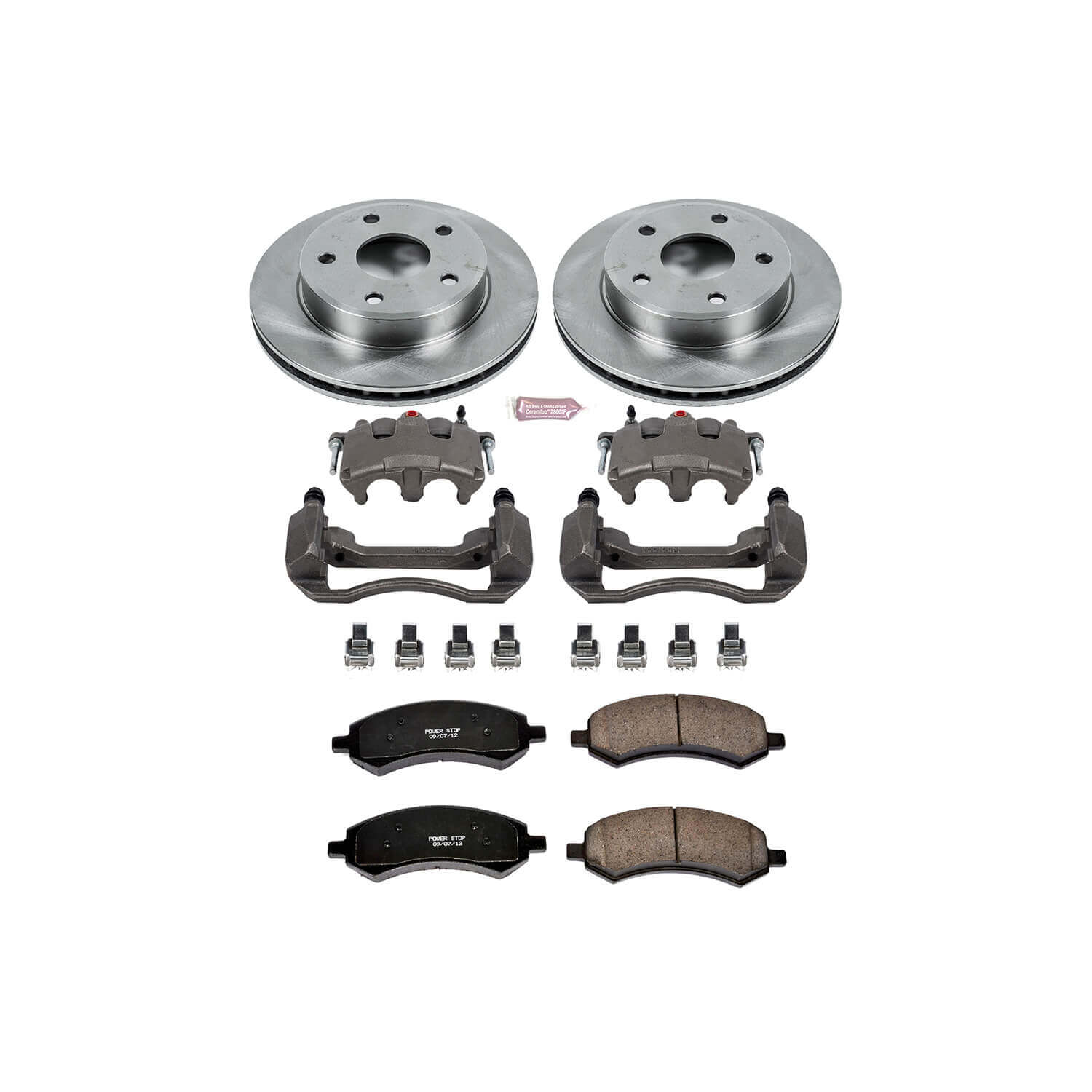 Power Stop KCOE2193 Autospecialty 1-Click Daily Driver Front Brake Kit for 2005-2008 Dodge Dakota product image
