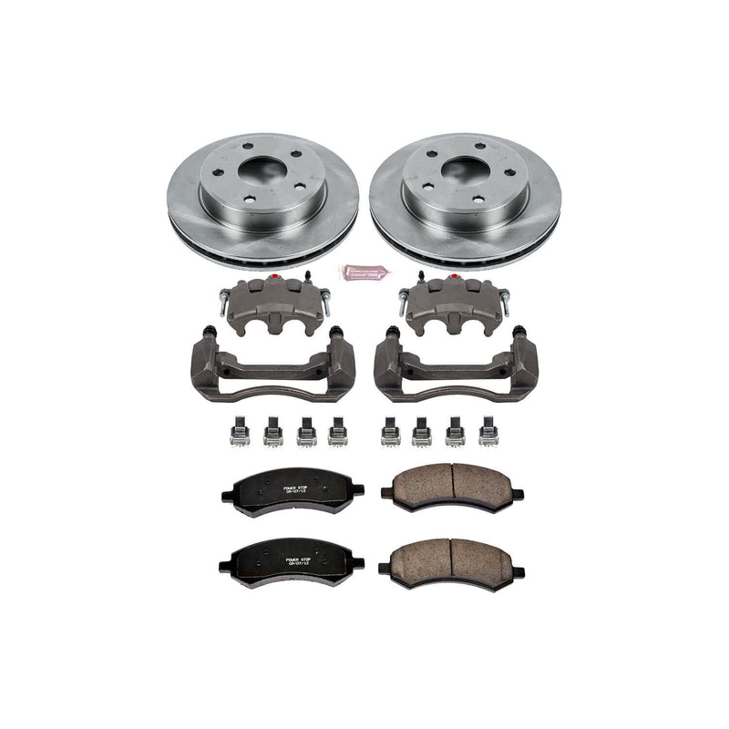 Power Stop KCOE2193 Autospecialty 1-Click Daily Driver Front Brake Kit for 2005-2008 Dodge Dakota product image
