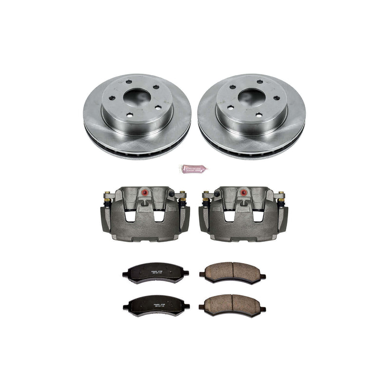 Power Stop KCOE2193A Autospecialty 1-Click Daily Driver Front Brake Kit for 2009-2010 Dodge Dakota product image