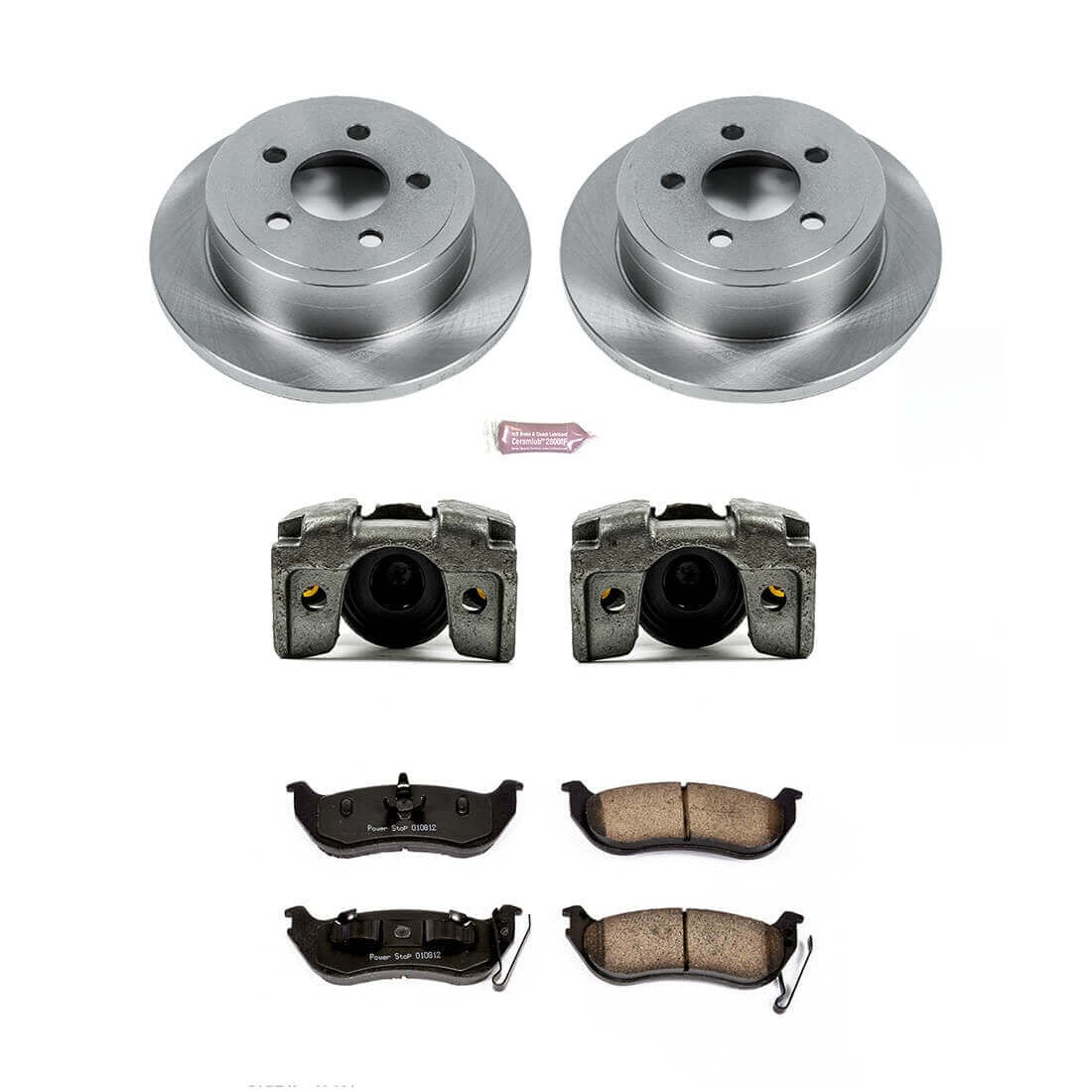 Power Stop KCOE2197 Autospecialty 1-Click Daily Driver Rear Brake Kit for 2003-2007 Jeep Liberty product image