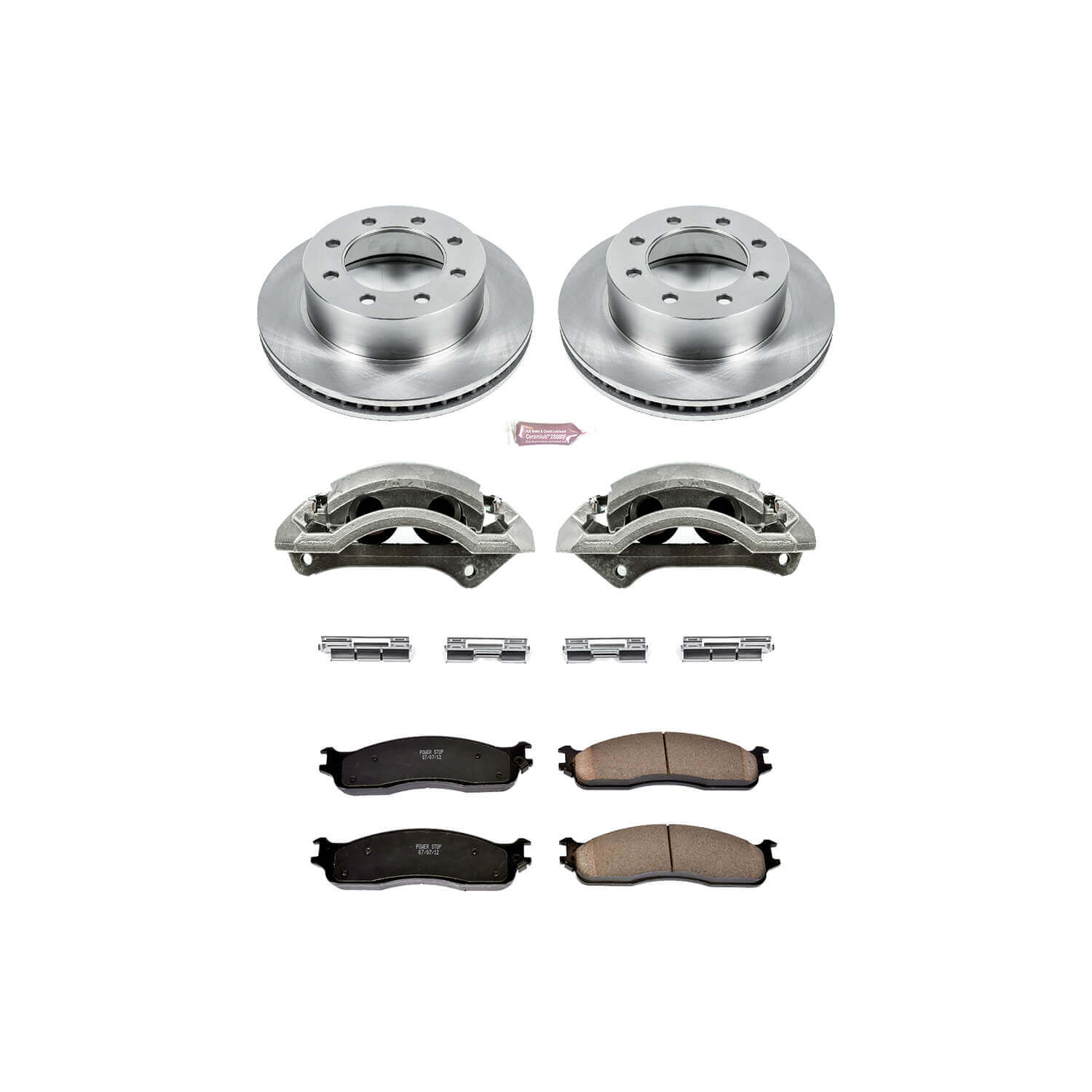 Power Stop KCOE2203 Autospecialty 1-Click Daily Driver Front Brake Kit for 2006 Dodge Ram 1500 Laramie, SLT product image