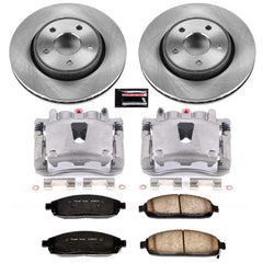 Power Stop KCOE2219A Autospecialty 1-Click OE Replacement Pad And Rotor Kit With Calipers for 2006-2010 Jeep Commander product image