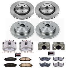 Power Stop KCOE2220A Autospecialty 1-Click OE Replacement Pad And Rotor Kit With Calipers for 2006-2010 Jeep Commander product image