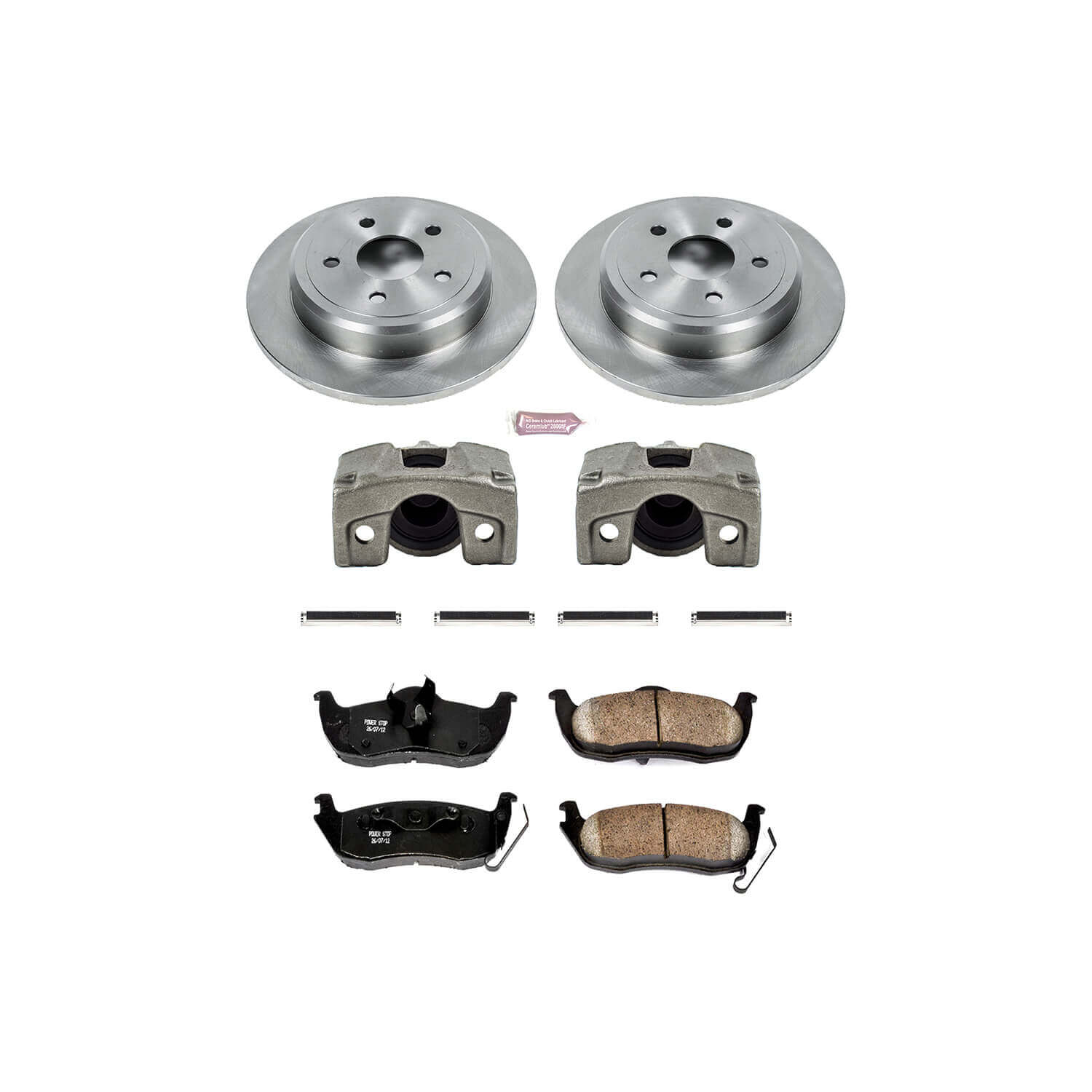 Power Stop KCOE2221 Autospecialty 1-Click Daily Driver Rear Brake Kit for 2006-2010 Jeep Commander product image