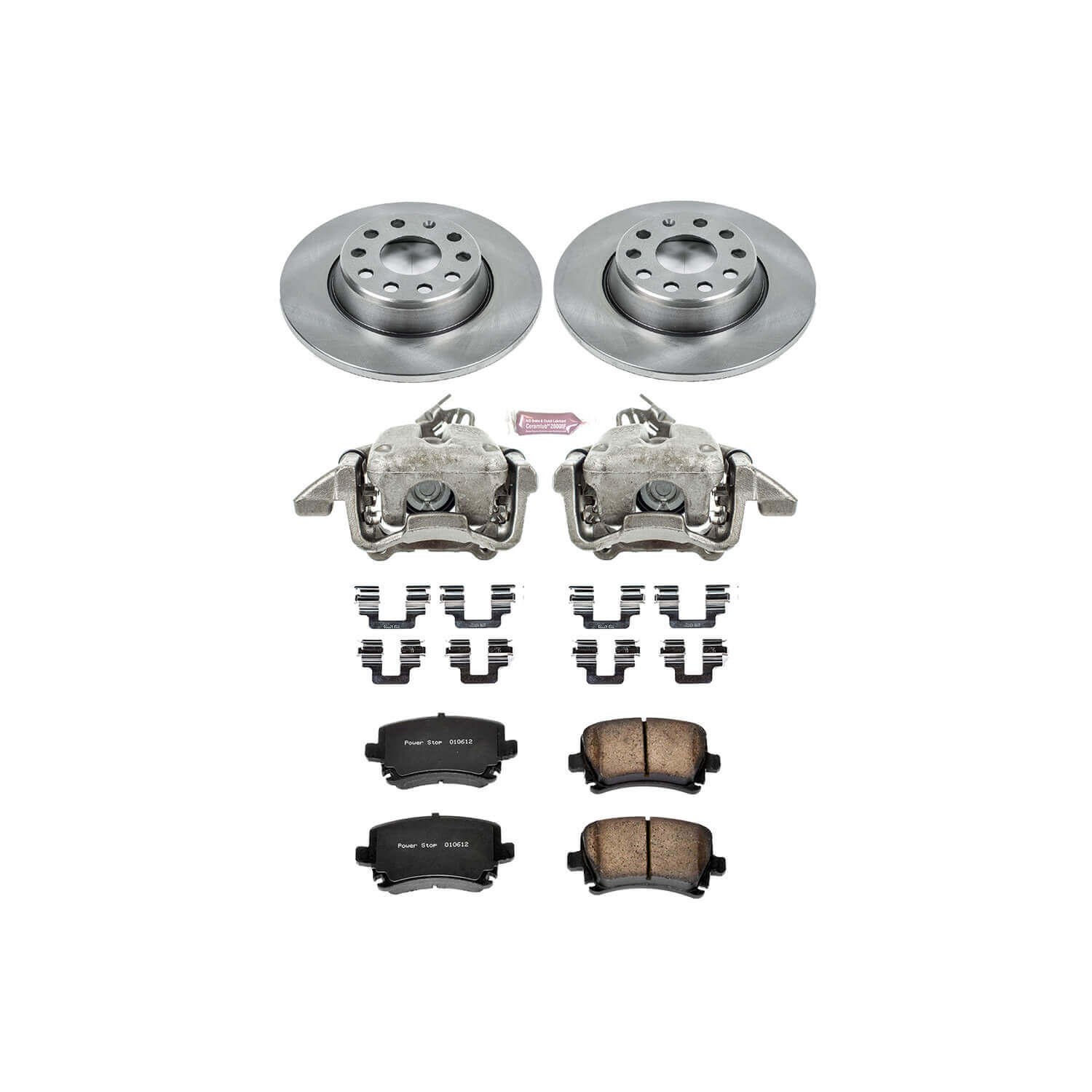 Power Stop KCOE2261 Autospecialty 1-Click Daily Driver Rear Brake Kit for 2009 Audi A3 product image