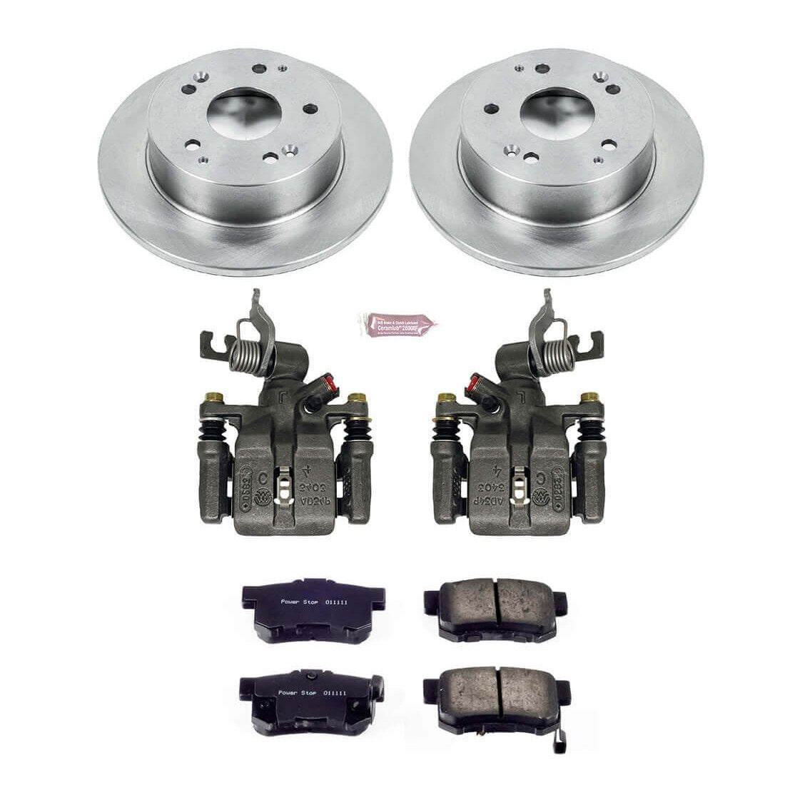 Power Stop KCOE2270D Autospecialty 1-Click Daily Driver Rear Brake Kit for 1998-2002 Honda Accord Coupe (2 Door) product image