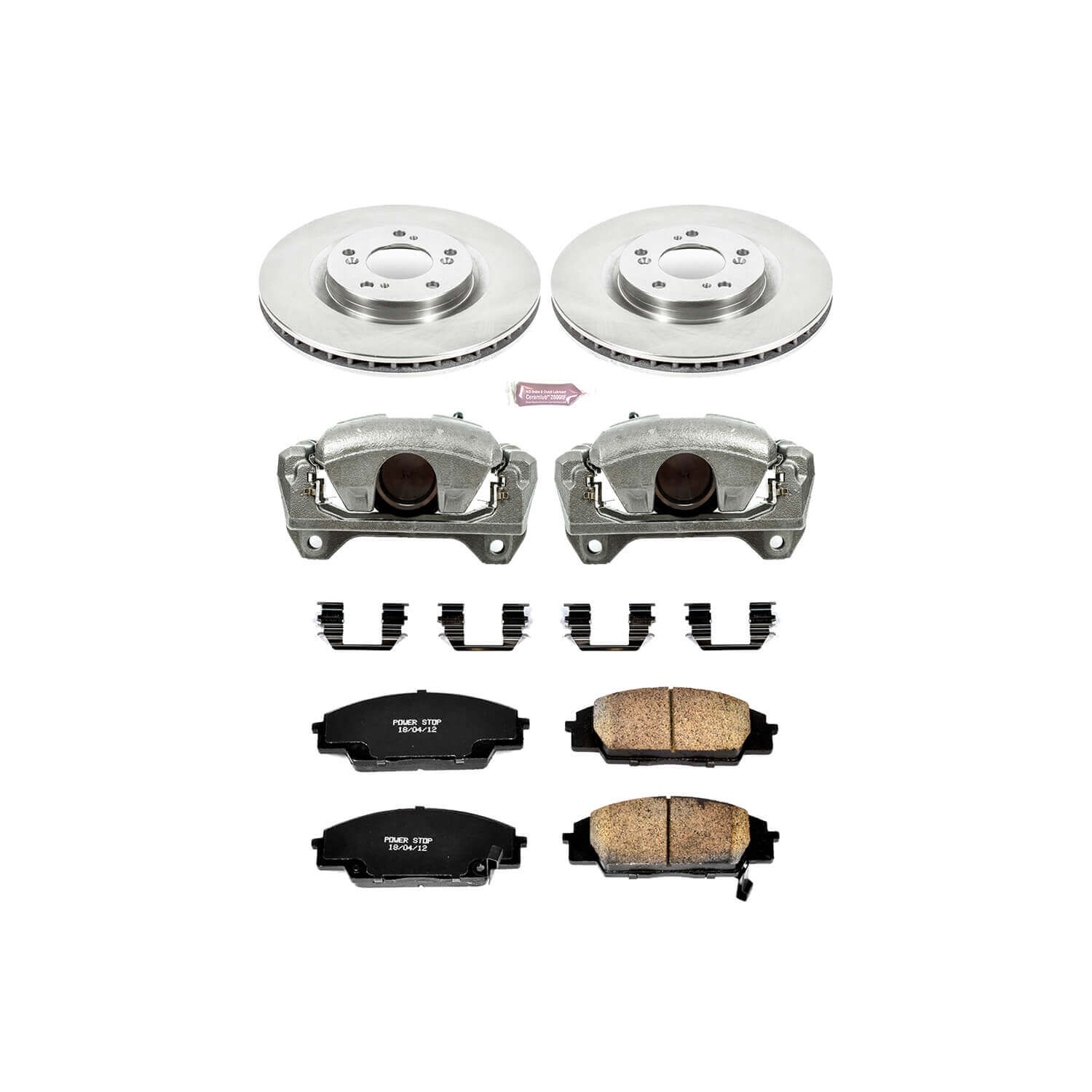 Power Stop KCOE2276 Autospecialty 1-Click Daily Driver Front Brake Kit for 2000-2009 Honda S2000 product image