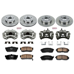 Power Stop KCOE2281 Autospecialty 1-Click Daily Driver Front And Rear Brake Kit for 2000-2001 Infiniti I30 product image