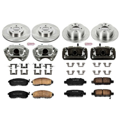 Power Stop KCOE2283 Autospecialty 1-Click Daily Driver Front And Rear Brake Kit for 2002-2004 Nissan Altima product image