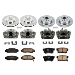 Power Stop KCOE2295 Autospecialty 1-Click Daily Driver Front And Rear Brake Kit for 1999-2003 Acura TL product image