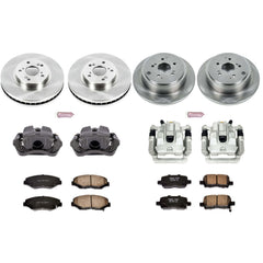 Power Stop KCOE2303 Autospecialty 1-Click Daily Driver Front And Rear Brake Kit for 2003-2008 Honda Pilot product image