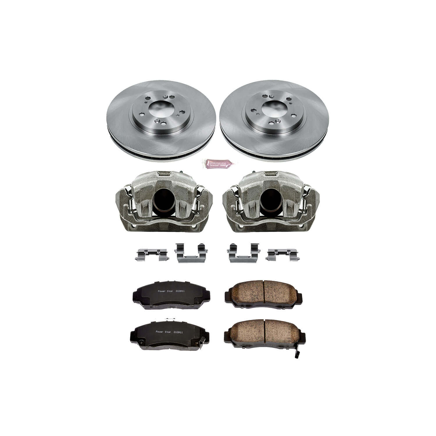 Power Stop KCOE2309 Autospecialty 1-Click Daily Driver Front Brake Kit for 1999-2004 Acura RL product image