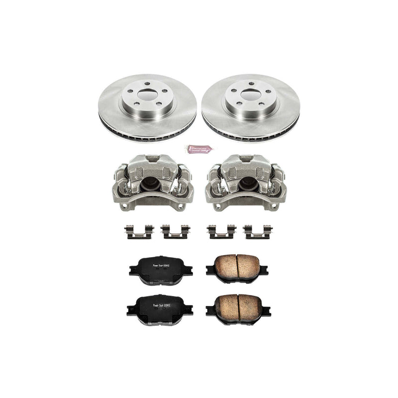 Power Stop KCOE2313 Autospecialty 1-Click Daily Driver Front Brake Kit for 2005-2010 Scion Tc product image