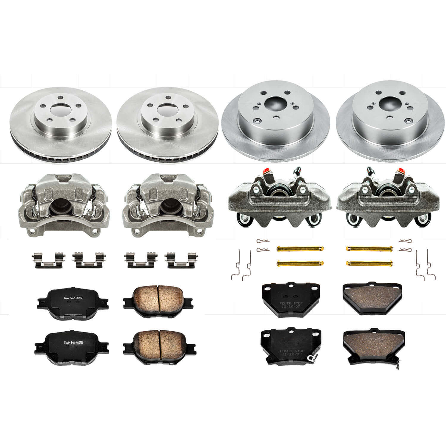 Power Stop KCOE2314A Autospecialty 1-Click Daily Driver Front And Rear Brake Kit for 2003-2005 Toyota Celica Rear Disc product image