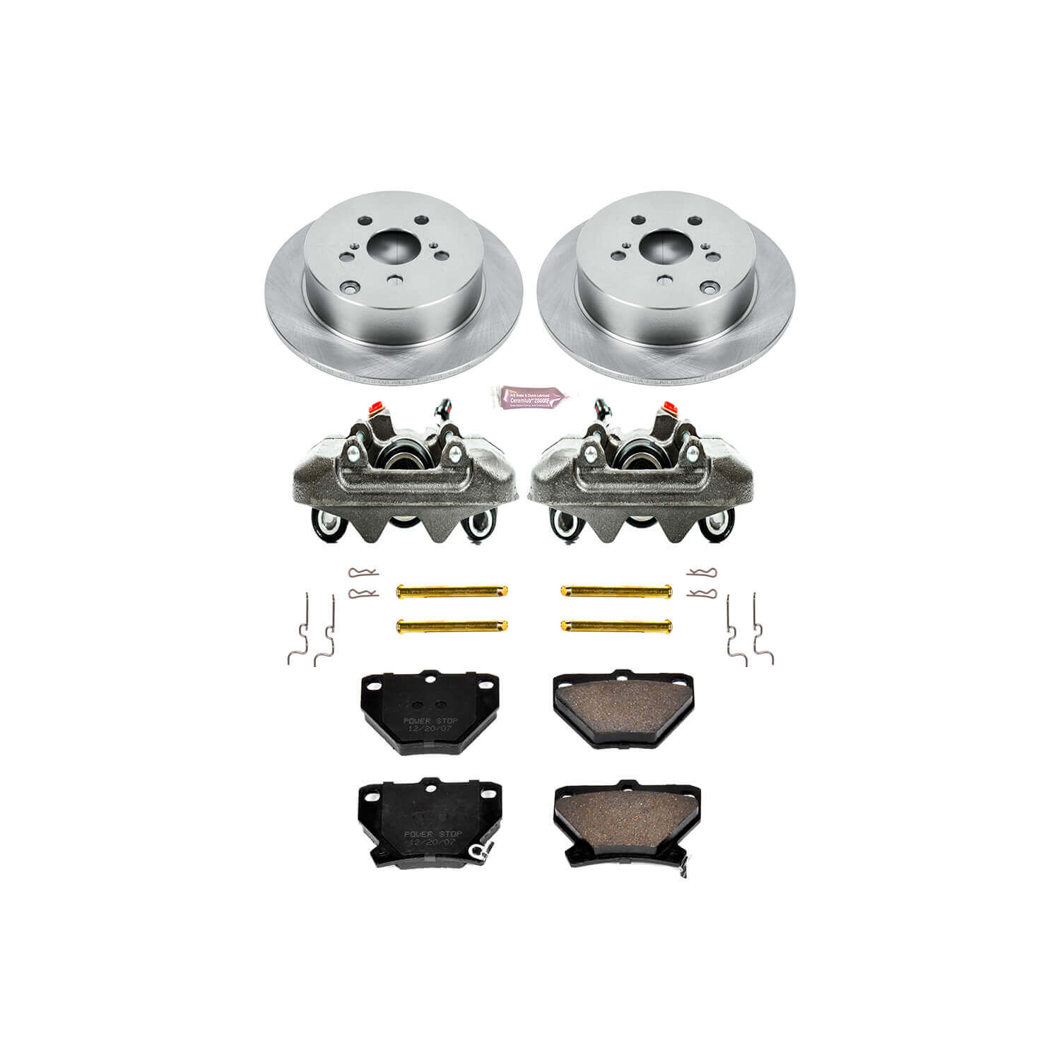 Power Stop KCOE2318 Autospecialty 1-Click Daily Driver Rear Brake Kit for 2003-2006 Pontiac Vibe Rear Disc product image