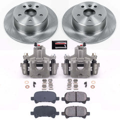 Power Stop KCOE2322 Autospecialty 1-Click OE Replacement Rear Brake Kit With Calipers for 2000-2004 Toyota Avalon product image
