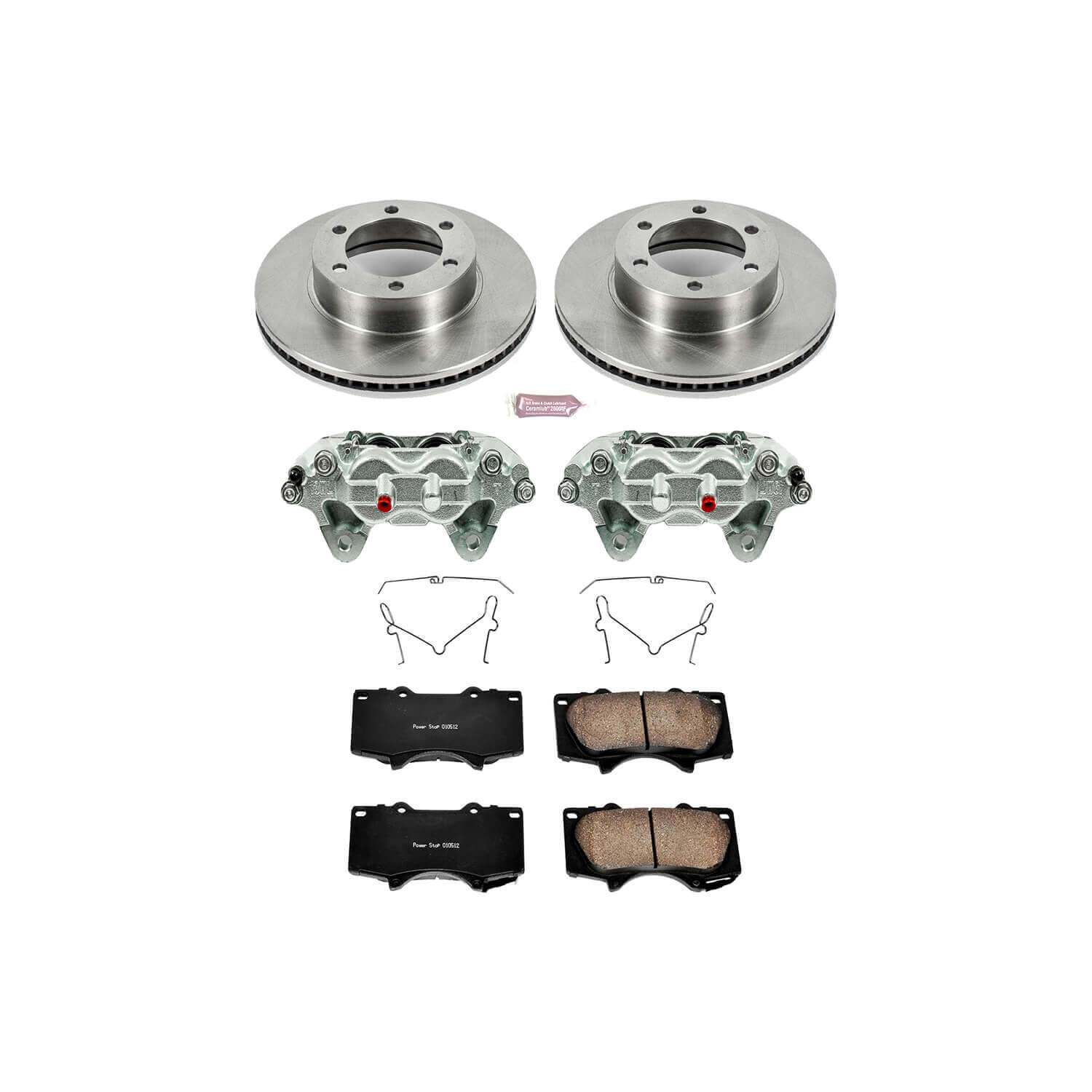 Power Stop KCOE2324 Autospecialty 1-Click Daily Driver Front Brake Kit for 2001-2007 Toyota Sequoia product image