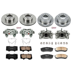 Power Stop KCOE2325 Autospecialty 1-Click Daily Driver Front And Rear Brake Kit for 2001-2007 Toyota Sequoia product image
