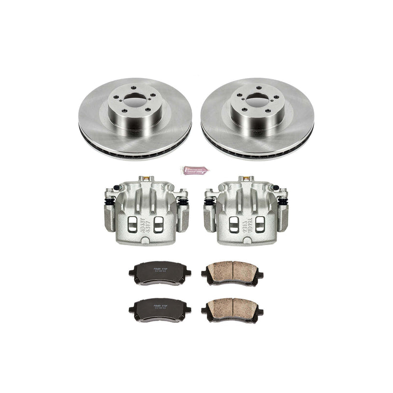 Power Stop KCOE2369 Autospecialty 1-Click Daily Driver Front Brake Kit for 2002-2003 Subaru Impreza WRX product image