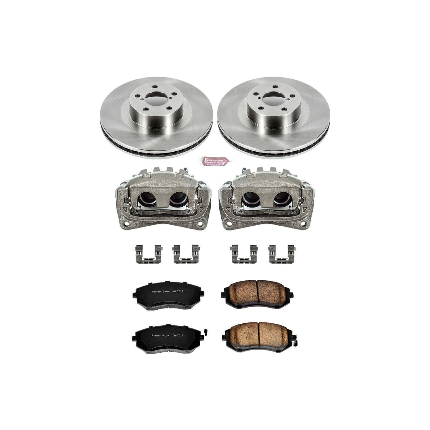 Power Stop KCOE2373 Autospecialty 1-Click Daily Driver Front Brake Kit for 2005-2006 Saab 9-2X Aero product image