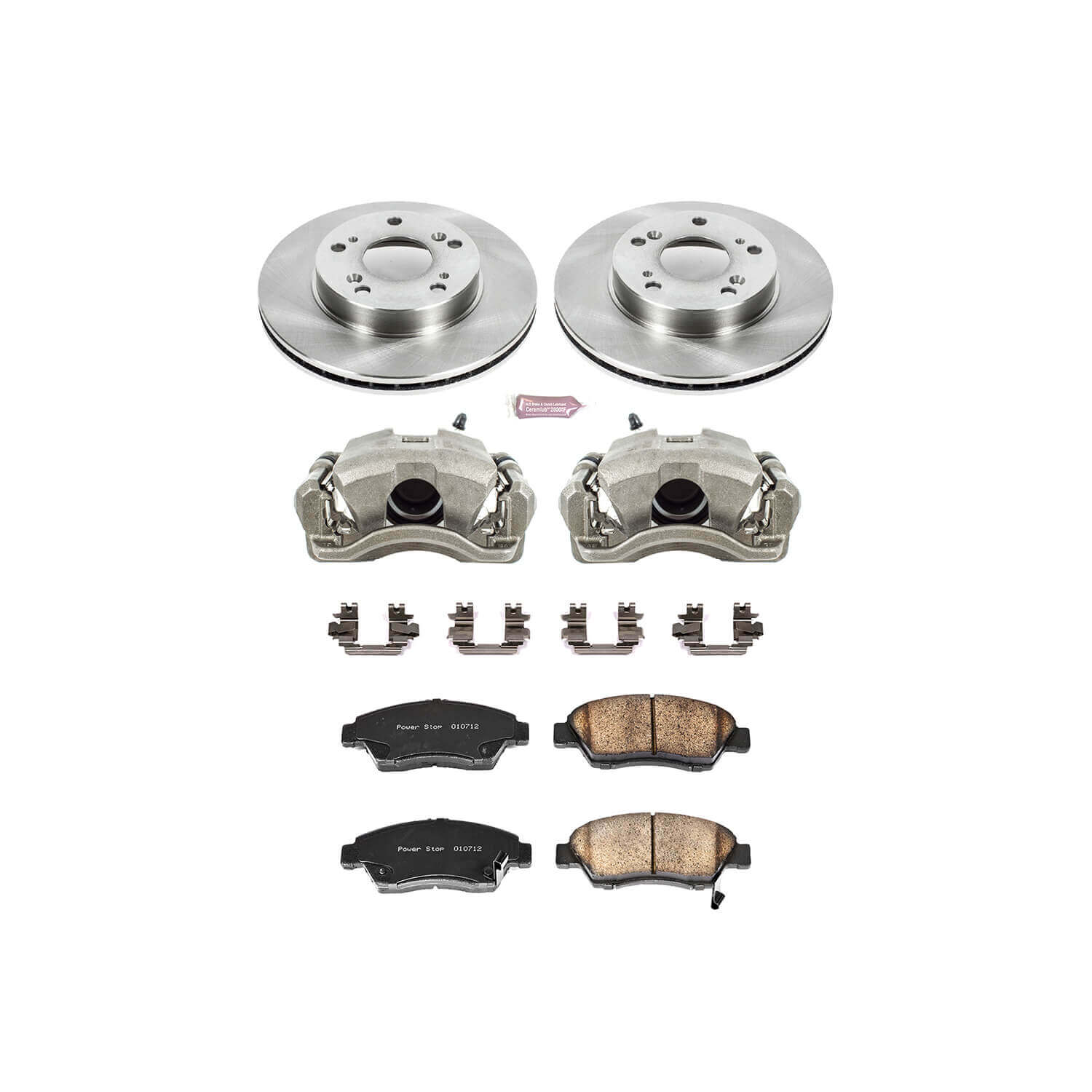 Power Stop KCOE2386 Autospecialty 1-Click Daily Driver Front Brake Kit for 2002-2006 Acura Rsx Base product image