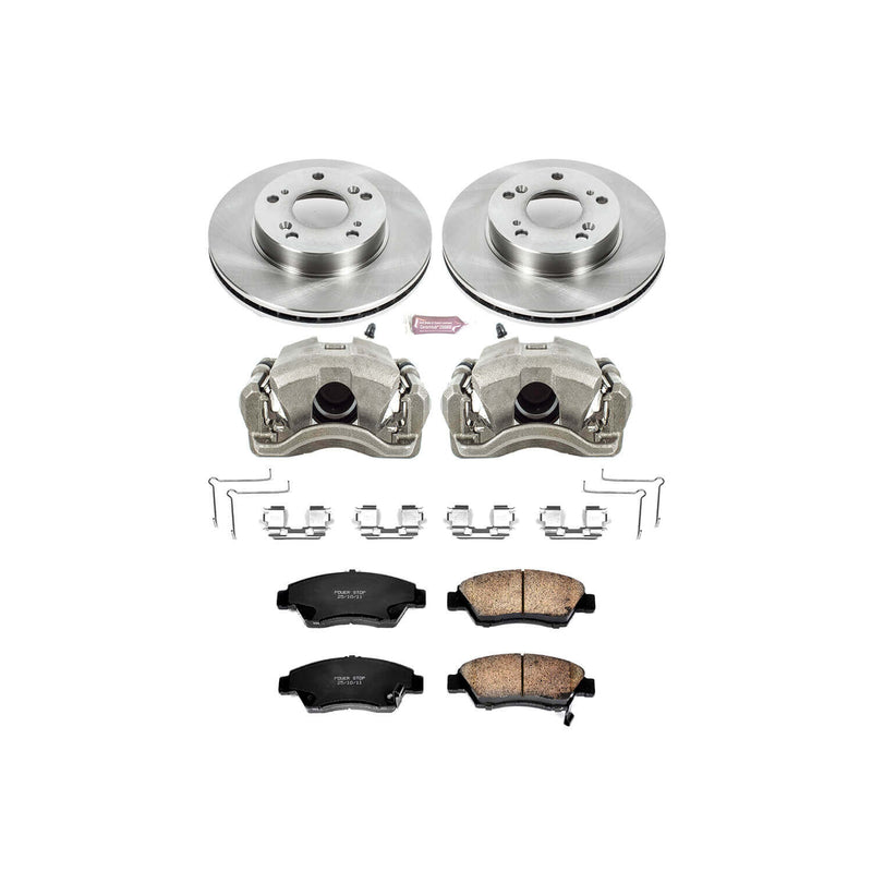 Power Stop KCOE2389 Autospecialty 1-Click Daily Driver Front Brake Kit for 2006-2008 Honda Civic Hybrid product image
