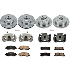 Power Stop KCOE2395 Autospecialty 1-Click Daily Driver Front And Rear Brake Kit for 2004-2006 Mitsubishi Galant product image