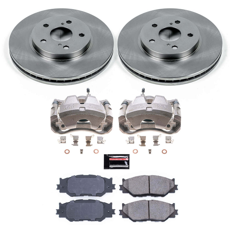 Power Stop KCOE2406 Autospecialty 1-Click OE Replacement Pad And Rotor Kit With Calipers for 2006-2013 Lexus IS250 product image