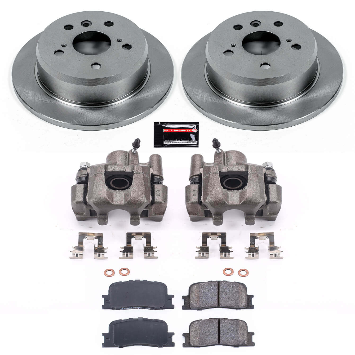 Power Stop KCOE2418 Autospecialty 1-Click OE Replacement Rear Brake Kit With Calipers for 2002-2003 Lexus ES300 product image