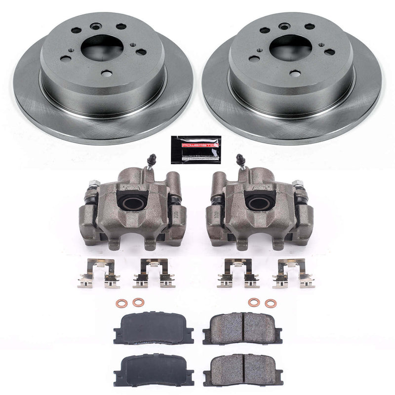 Power Stop KCOE2418 Autospecialty 1-Click OE Replacement Rear Brake Kit With Calipers for 2002-2003 Lexus ES300 product image