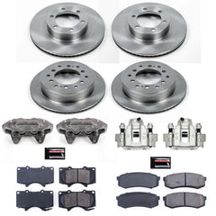 Power Stop KCOE2422 Autospecialty 1-Click Daily Driver Front And Rear Brake Kit for 2003-2009 Toyota 4Runner product image