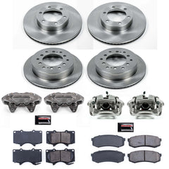 Power Stop KCOE2422A Autospecialty 1-Click Daily Driver Front And Rear Brake Kit for 2003-2009 Lexus GX470 product image