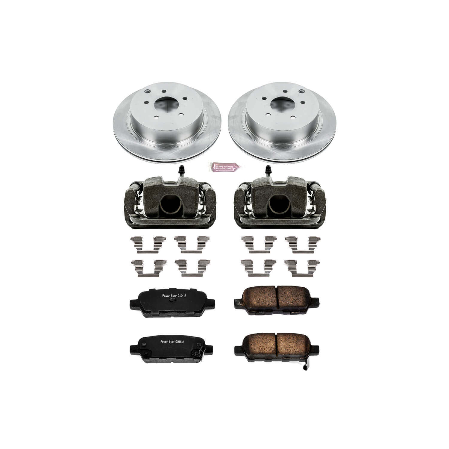 Power Stop KCOE2427 Autospecialty 1-Click Daily Driver Rear Brake Kit for 2003-2007 Nissan Murano product image