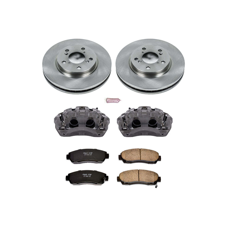 Power Stop KCOE2435 Autospecialty 1-Click Daily Driver Front Brake Kit for 2005-2010 Honda Odyssey product image