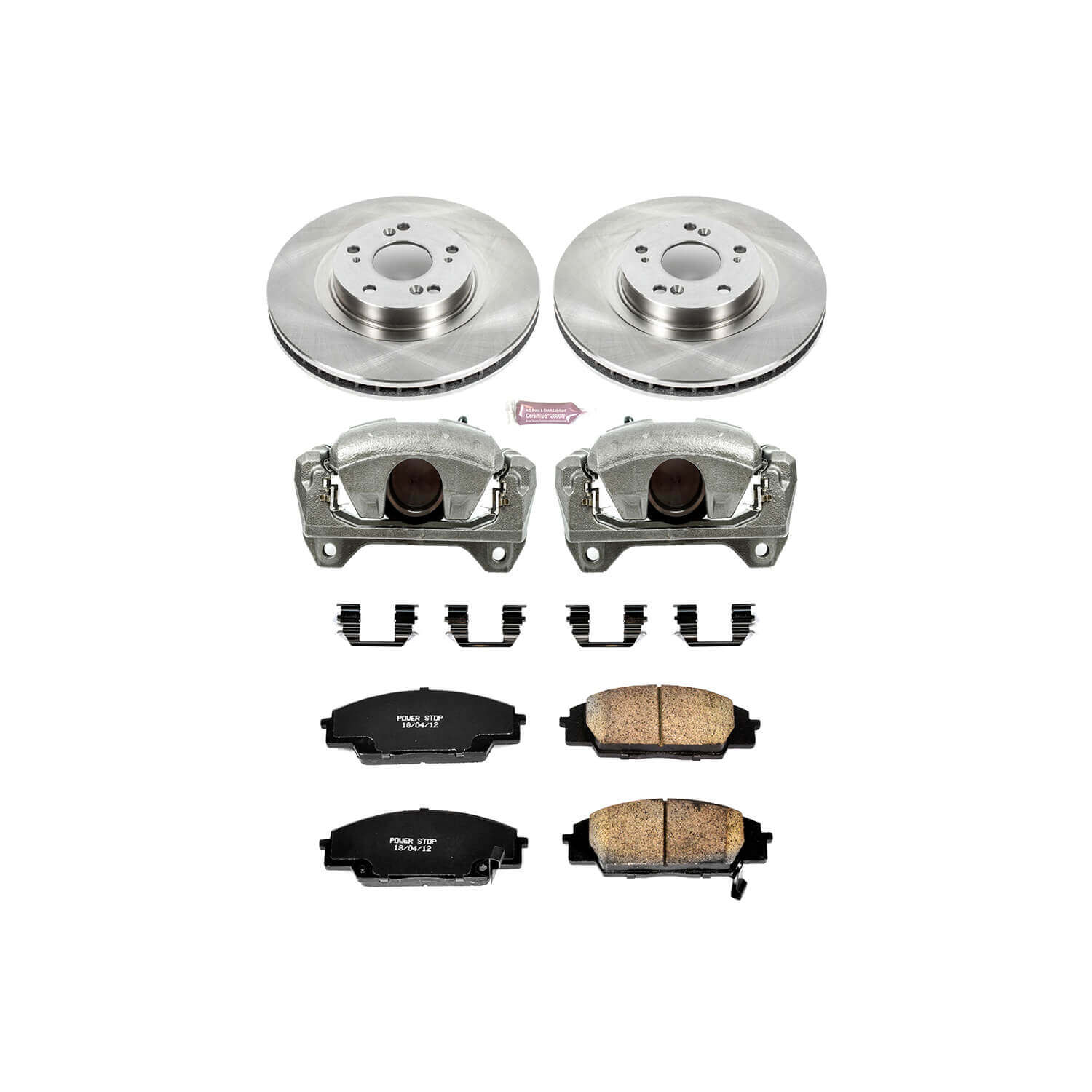Power Stop KCOE2439 Autospecialty 1-Click Daily Driver Front Brake Kit for 2002-2006 Acura Rsx Type-S product image