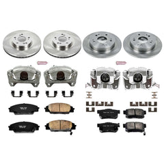 Power Stop KCOE2440 Autospecialty 1-Click Daily Driver Front And Rear Brake Kit for 2006-2007 Honda Civic Si product image