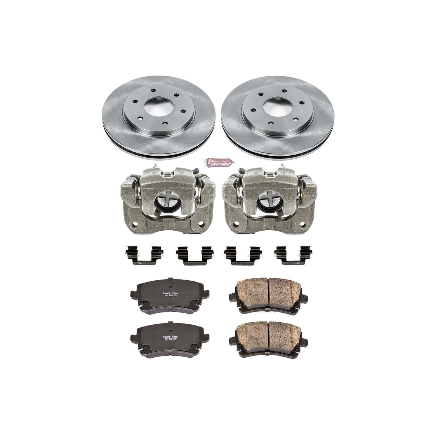 Power Stop KCOE2442 Autospecialty 1-Click Daily Driver Front Brake Kit for 2004-2005 Nissan Armada product image
