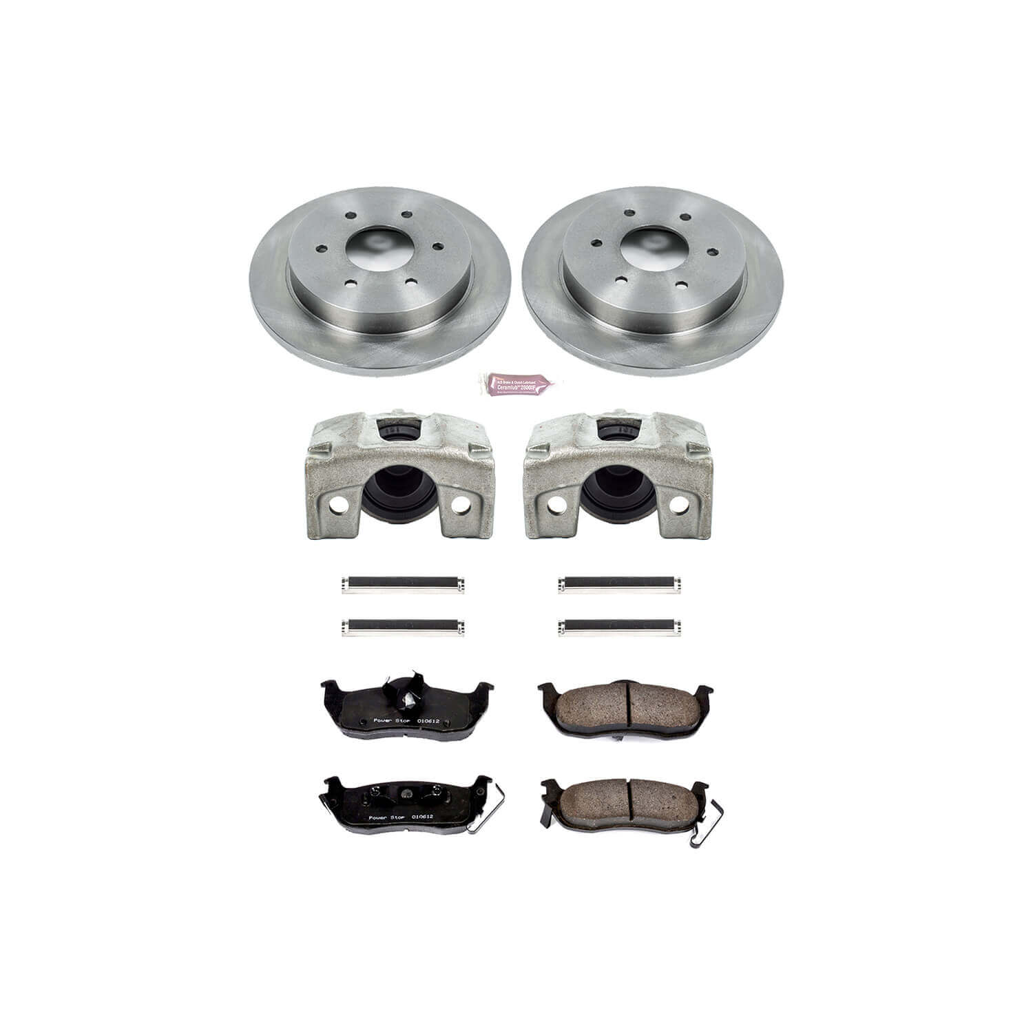 Power Stop KCOE2445 Autospecialty 1-Click Daily Driver Rear Brake Kit for 2004-2010 Infiniti QX56 product image