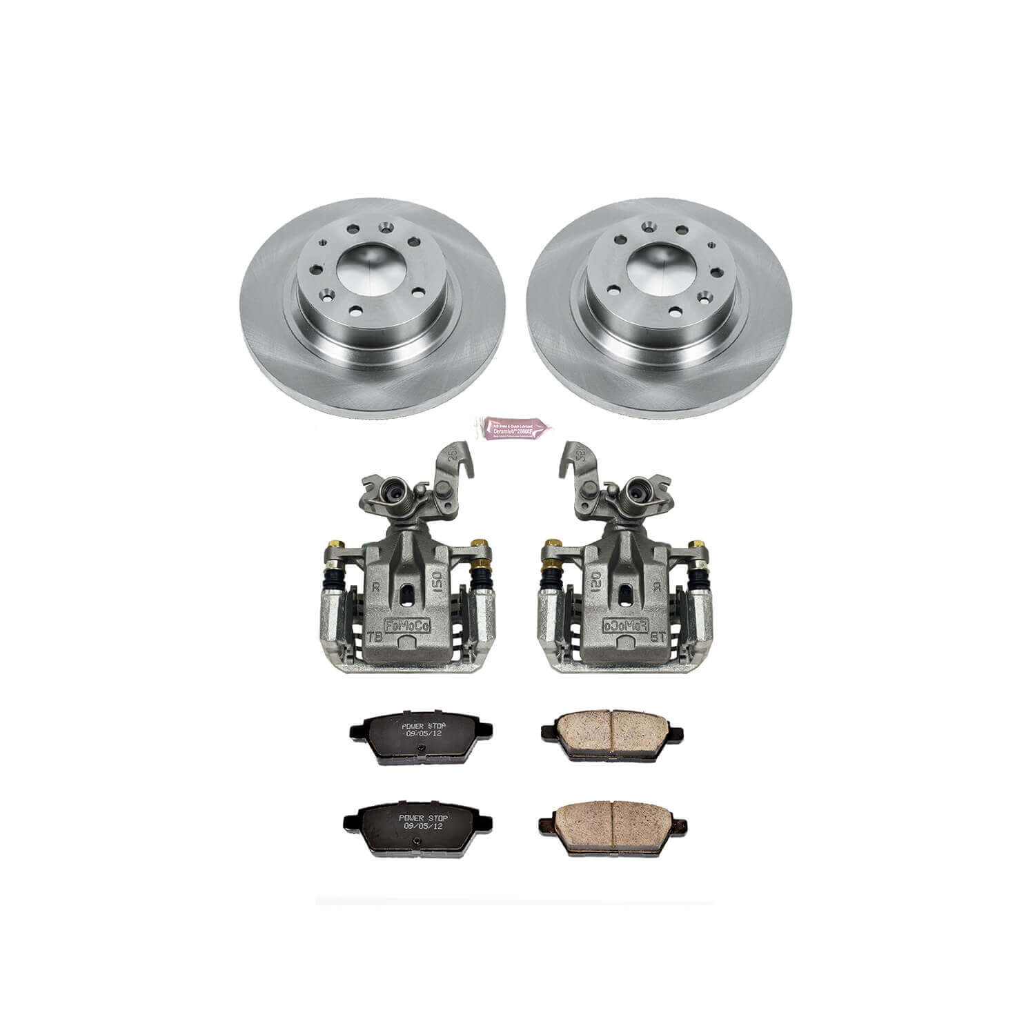 Power Stop KCOE2450 Autospecialty 1-Click Daily Driver Rear Brake Kit for 2006-2012 Ford Fusion product image