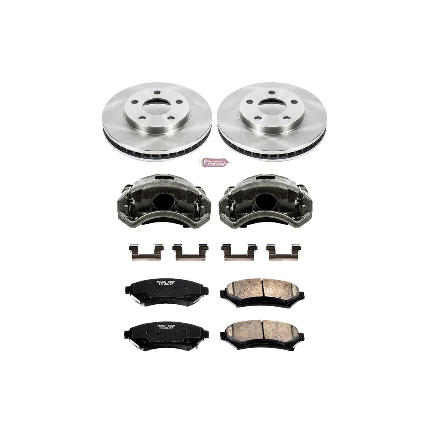 Power Stop KCOE2553 Autospecialty 1-Click Daily Driver Front Brake Kit for 1997-2005 Buick Century product image