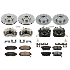 Power Stop KCOE2557 Autospecialty 1-Click Daily Driver Front And Rear Brake Kit for 2003-2007 Honda Accord Coupe (2 Door), Sedan (4 Door) product image