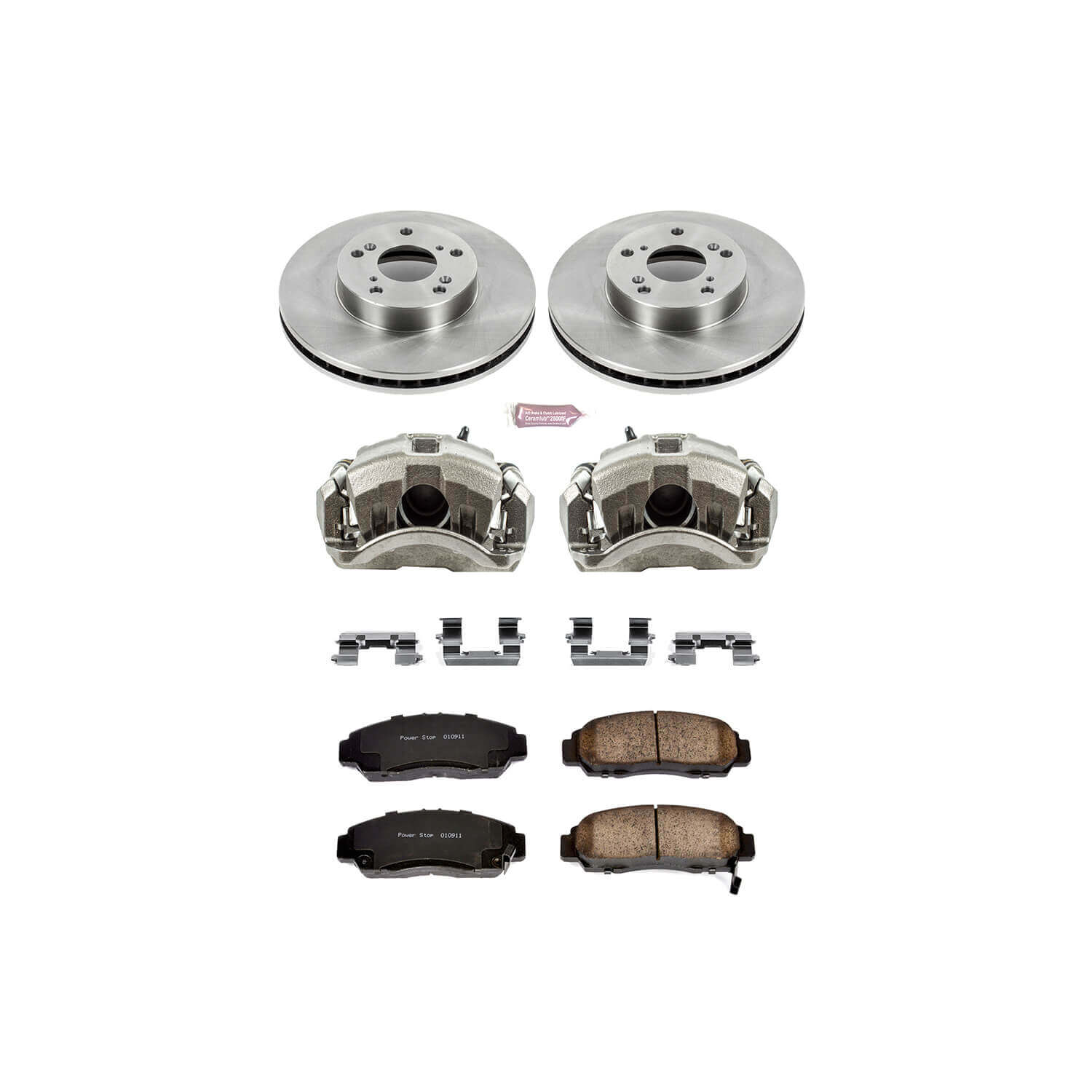 Power Stop KCOE2558 Autospecialty 1-Click Daily Driver Front Brake Kit for 2003-2007 Honda Accord Coupe (2 Door), Sedan (4 Door) product image