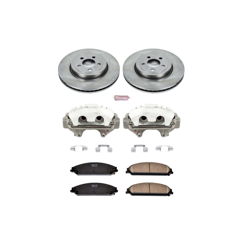 Power Stop KCOE2560A Autospecialty 1-Click Daily Driver Front Brake Kit for 2012-2019 Chrysler 300 All Wheel Drive product image