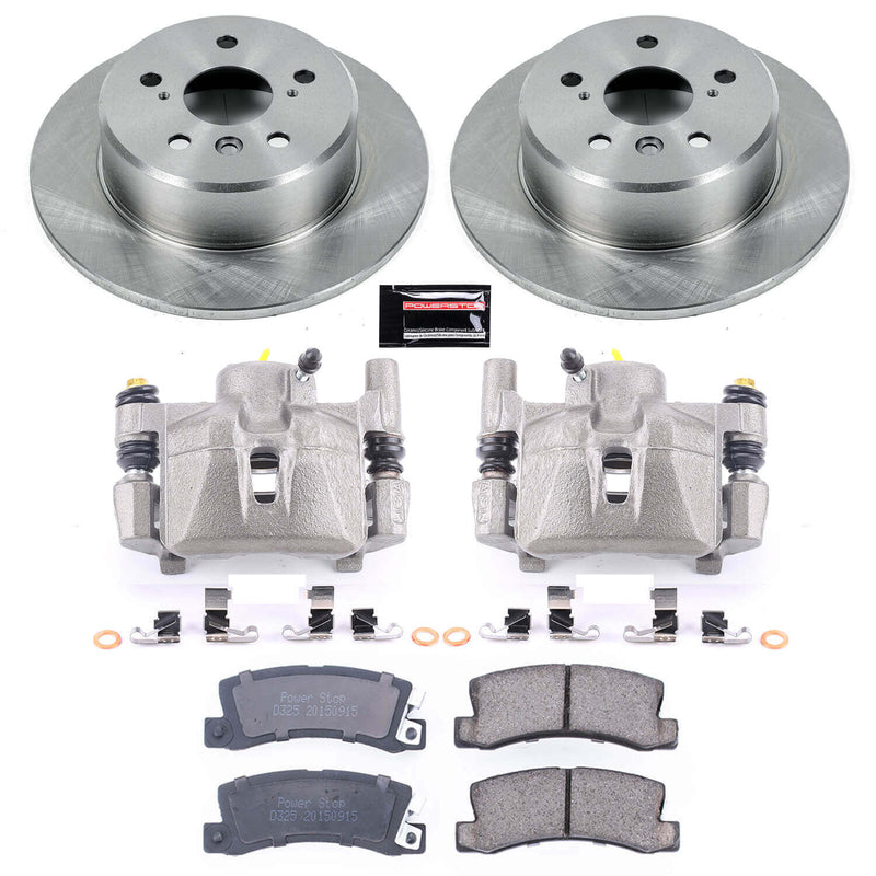Power Stop KCOE2564A Autospecialty 1-Click OE Replacement Rear Brake Kit With Calipers for 1999-2003 Lexus RX300 Front Wheel Drive product image