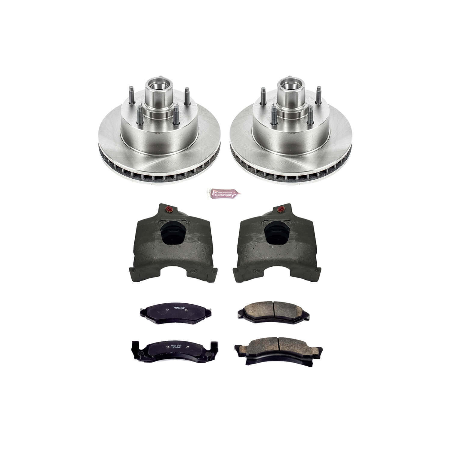 Power Stop KCOE2578 Autospecialty 1-Click Daily Driver Front Brake Kit for 1986 Ford E-150 Econoline product image