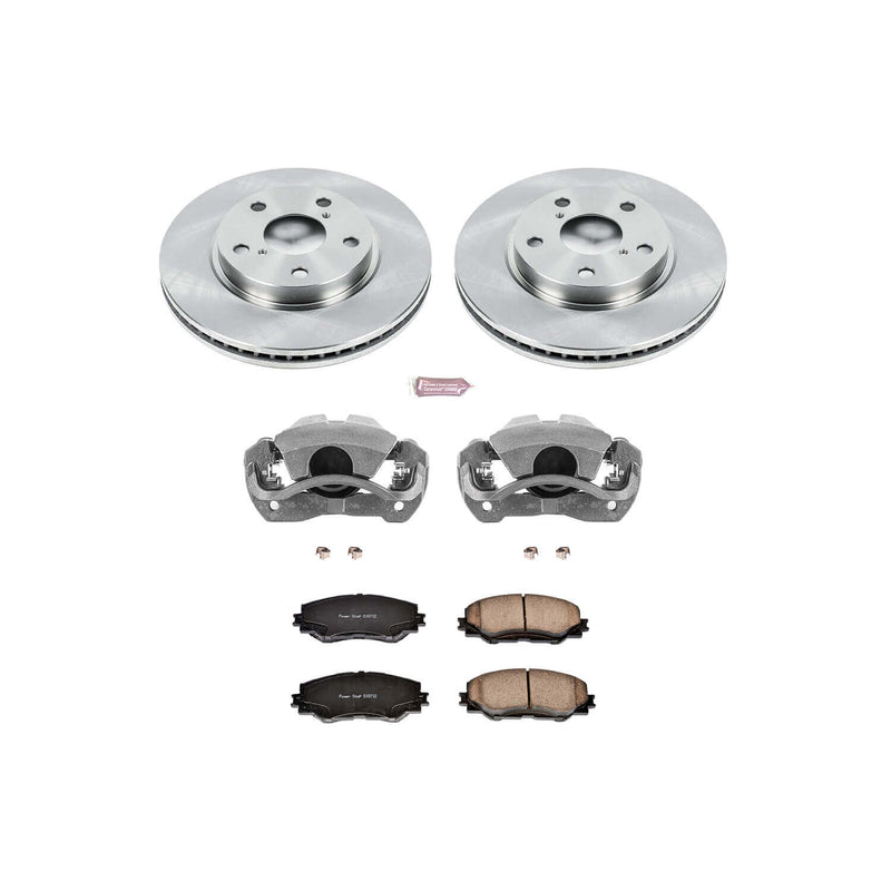 Power Stop KCOE258A Autospecialty 1-Click Daily Driver Front Brake Kit for 2010-2012 Lexus HS250H product image