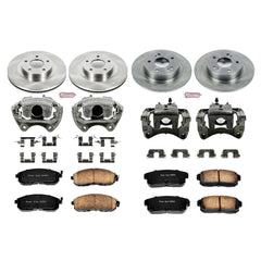 Power Stop KCOE2706 Autospecialty 1-Click Daily Driver Front And Rear Brake Kit for 2002-2004 Infiniti I35 product image