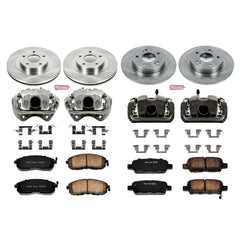 Power Stop KCOE2710 Autospecialty 1-Click Daily Driver Front And Rear Brake Kit for 2003 Infiniti G35 product image