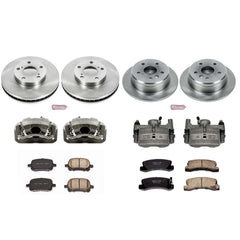 Power Stop KCOE2713 Autospecialty 1-Click Daily Driver Front And Rear Brake Kit for 1997-1999 Lexus ES300 product image